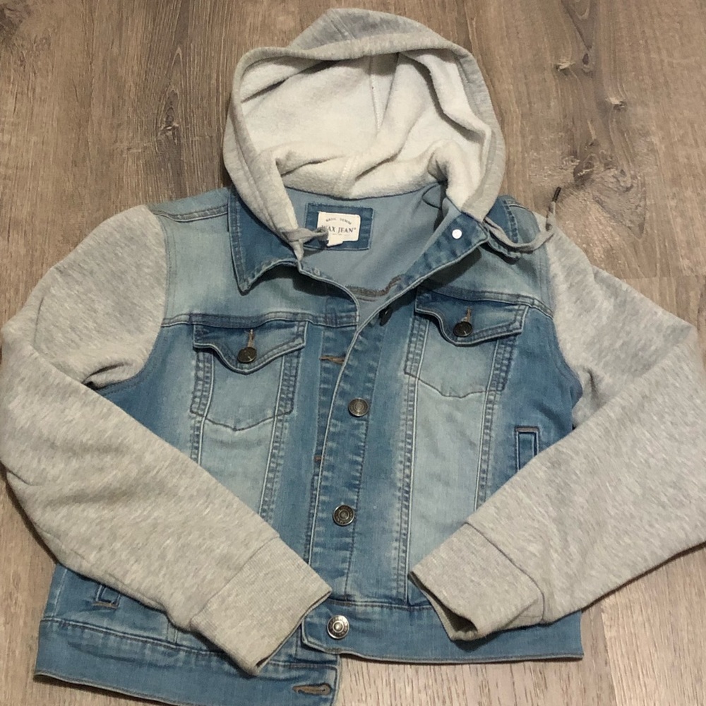 Denim hoodie